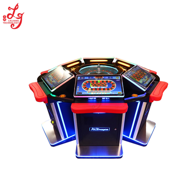 6 Players 23.8 inch Touch Screen Casino Gambling Touch Screen Jackpot Gambling Roulette Machines For Sale