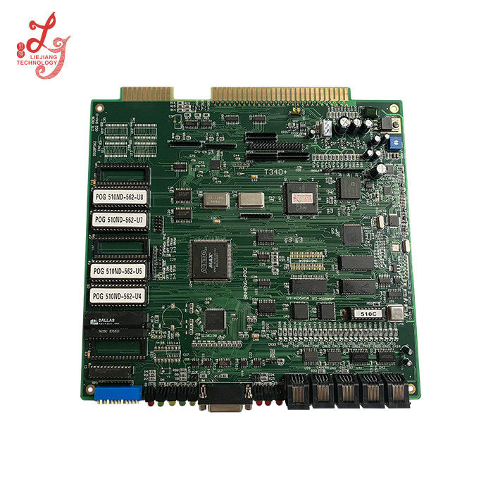 T340 PCB POT Of Gold Slot Machines With 510 580 371 585