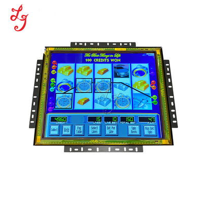 Leben 19-Zoll-3Ms Touch Screen Monitors von Luxus-LOL Game Machines