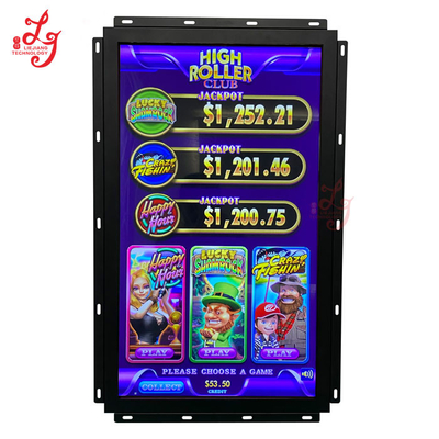 Mit Berührungseingabe Bildschirm, welches die 32 Zoll-bayIIy Spiele offener Rahmen-Infrarot RS232 USB überwacht, trieb Lcd-Touch Screen Monitor an
